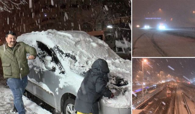 İstanbul yeni yıla karla girdi: Sarıyer’de kar yağışı etkili oluyor