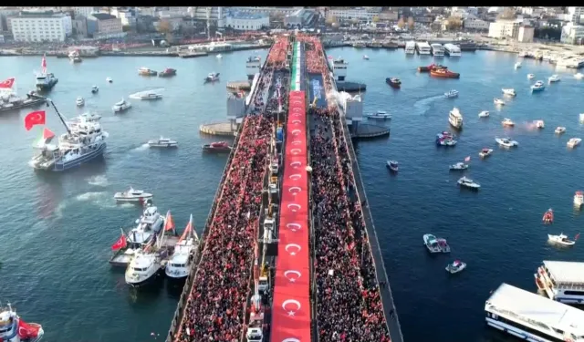 İstanbul’da büyük Gazze yürüyüşü