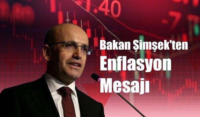 Bakan Şimşek: "Dezenflasyon sürecini desteklemeye devam ediyoruz"