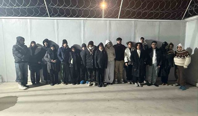 Edirne’de 18 düzensiz göçmen yakalandı