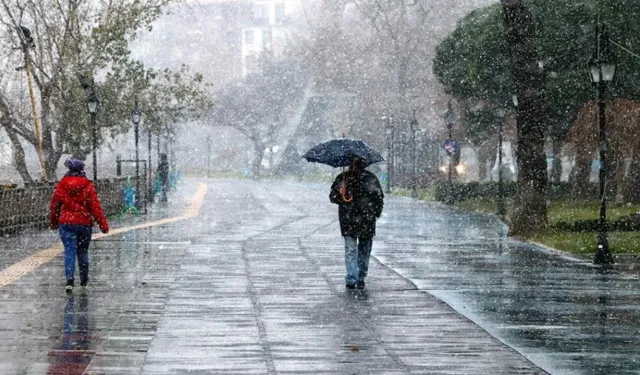 İstanbul’da kar yağışı kısmen yaşandı