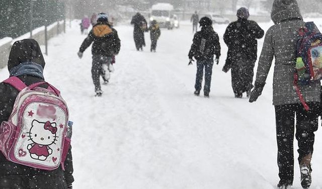 Van’da bugün eğitime kar engeli