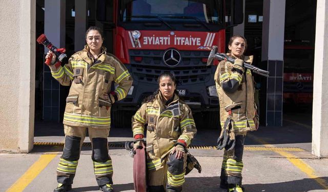 Diyarbakır itfaiyesinde kadınlar tabuları yıkıyor