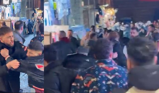 Kapalı Çarşı’da meydan muharebesi... Onlarca kişi birbirine girdi