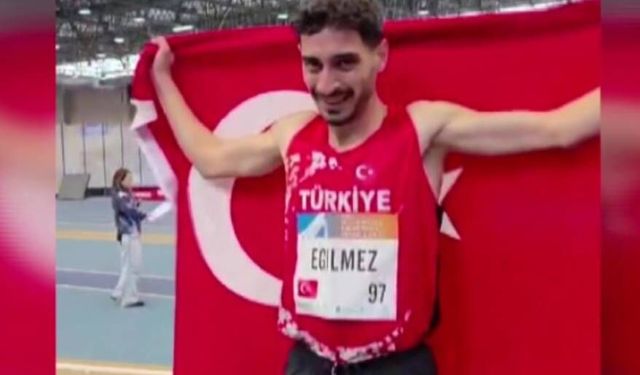 Milli sporcu Mehmet Emin Eğilmez, dünya şampiyonu oldu