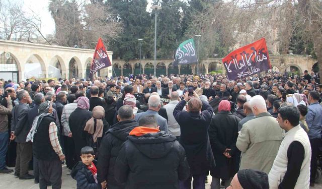 Şanlıurfa’da İran’a yönelik saldırıya tepki