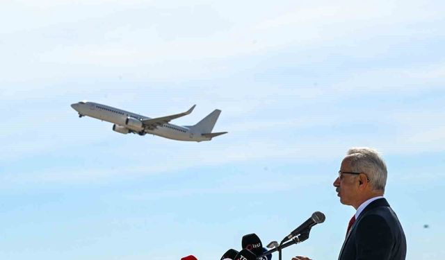 Şubat ayında havayoluyla seyahat edenlerin sayısı 45 ilin nüfusunu aştı