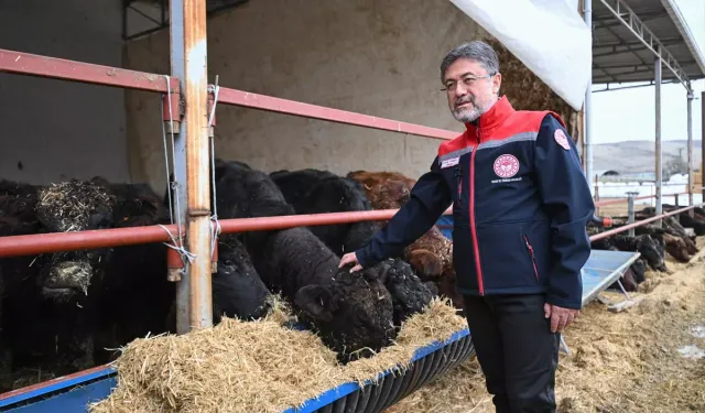 Bakan Yumaklı: "95 baş dişi ve 5 baş erkek küçükbaş hayvan TİGEM tarafından uygun şartlarda temin edilecek"