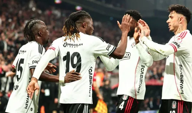 Beşiktaş, Ziraat Türkiye Kupasında Yarı Finale 3 Golle Yükseldi