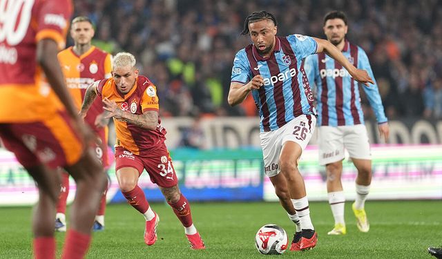 Zirvede fark 1'e düştü! Dev maçta kazanan Trabzonspor