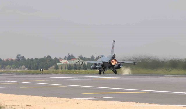 Efes 2026 için F-16’lar Eskişehir’den böyle havalandı