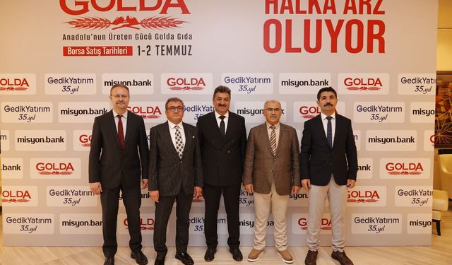 Anadolu'nun üreten gücü Golda Gıda 1-2 Temmuz’da yatırımcılarla buluşuyor