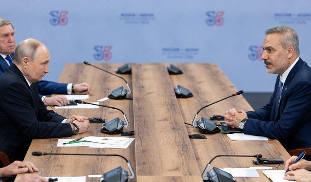 Bakan Fidan, Rusya Devlet Başkanı Putin ile görüştü