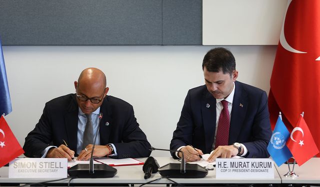 Bakan Kurum, Bonn’da COP31 Ev Sahibi Ülke Anlaşması’nı imzaladı