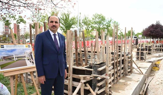 Başkan Altay: "150 milyon lira maliyetle yayalar ve bisiklet kullanıcıları için 2 yeni üst geçit yapıyoruz"