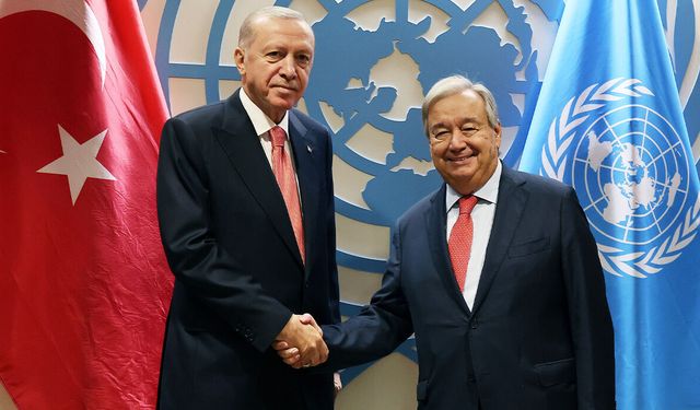 Cumhurbaşkanı Erdoğan, BM Genel Sekreteri Guterres ile görüştü