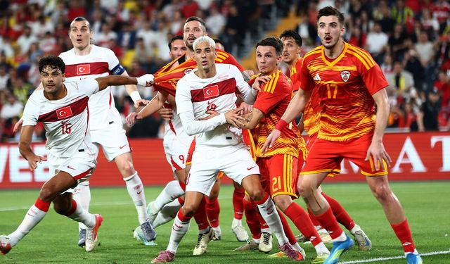 Kadıköy'de harika prova! Milliler, Dünya Kupası öncesi Kuzey Makedonya'yı farklı geçti