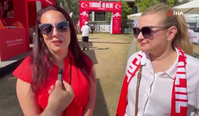 Türk taraftarlar ABD maçından galibiyet bekliyor