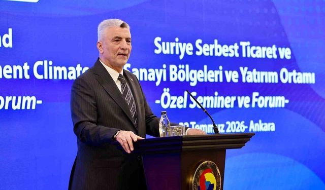 Bakan Bolat: "Önümüzdeki ay sonunda Uluslararası Şam Fuarı çok geniş katılımla yapılacak"