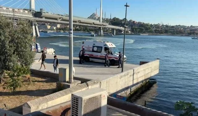 Haliç’te denize düşen tekne personelinin cesedine ulaşıldı
