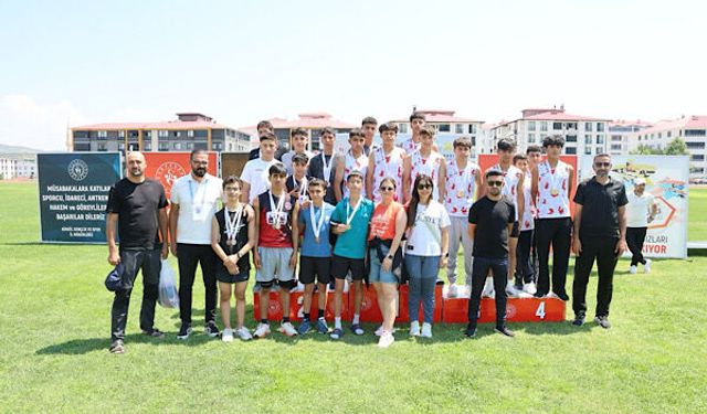 Batman atletizm takımı, Türkiye Finalleri'ne yükseldi