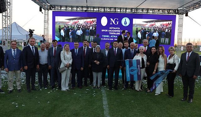 Kütahya Spor Akademisi Vakfı Tesisleri'nin temeli atıldı