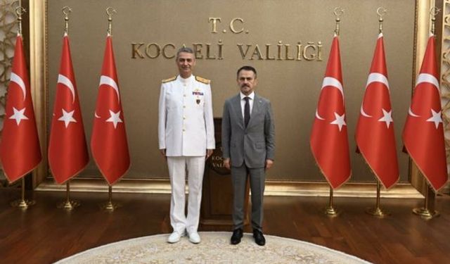 Tuğamiral Darcan'dan Vali Aktaş'a ziyaret