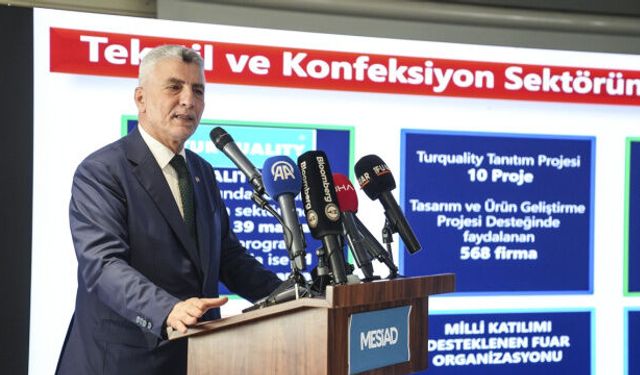 Bakan Bolat: Tekstil sektörünün rekabet gücünü artırmak için çalışıyoruz