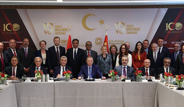 Erdoğan, New York'ta iş insanlarıyla bir araya geldi