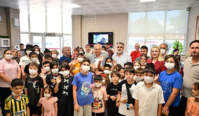 Kepez'de lösemi tedavisi gören çocuklara eğitim desteği