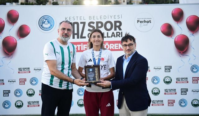 Kestel Belediyesi Yaz Spor Okullarında dönem sonu programı düzenlendi