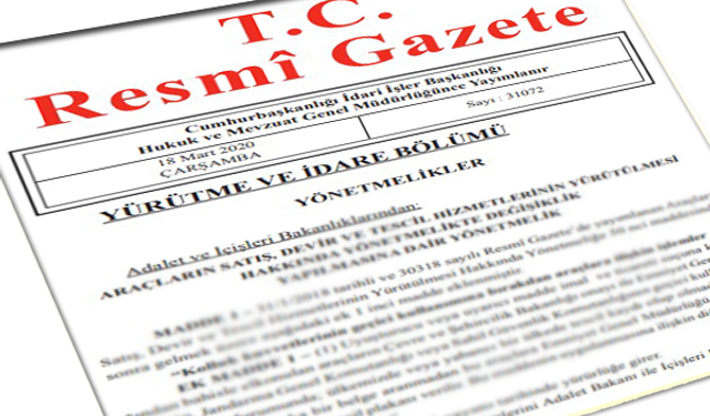 Resmi Gazete başlıkları
