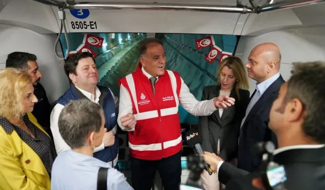 Ümraniye-Ataşehir-Göztepe Metro Hattı’nda test sürüşü yapıldı