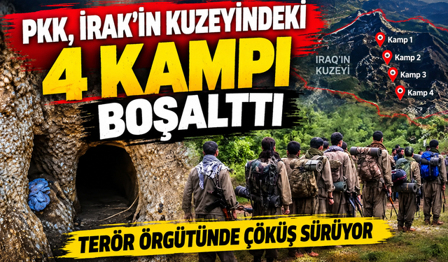 PKK, Irak’ın kuzeyindeki 4 kampı boşalttı