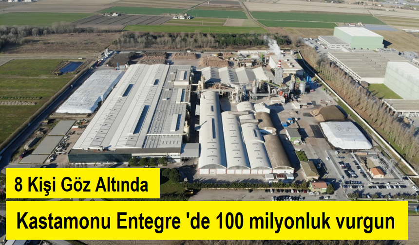 Hayat Holding Bünyesindeki Kastamonu Entegre 'de 100 milyonluk vurgun: 8 gözaltı