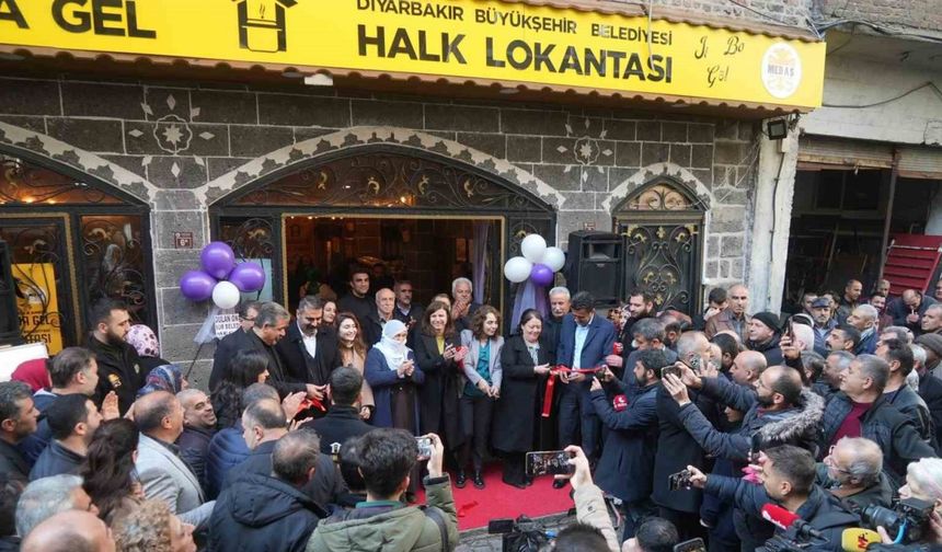 Diyarbakır’da 3’üncü Halk Lokantası açıldı