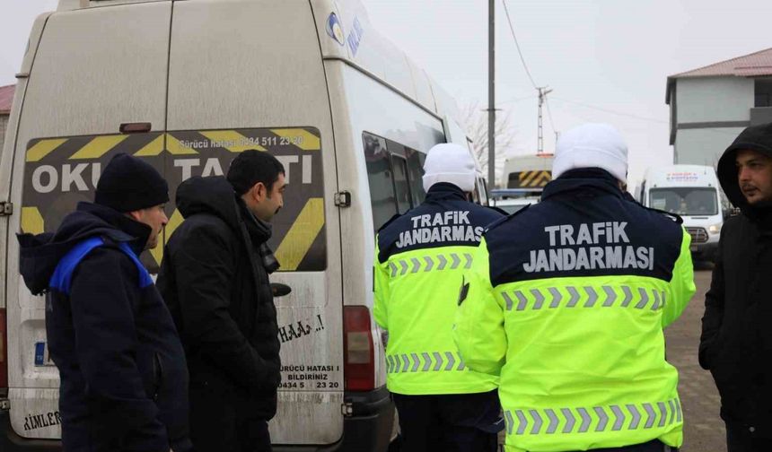 Güroymak’ta öğrenci servisleri denetlendi