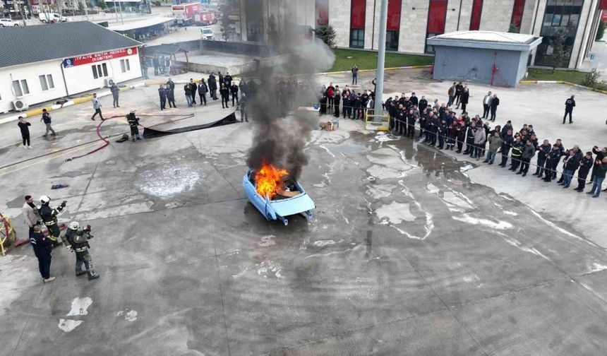 İtfaiyecilere Kocaeli’de önemli eğitim