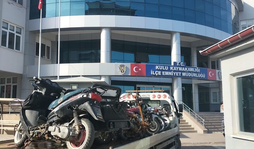 Kulu’da motosiklet denetimleri sürüyor