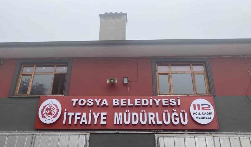 Tosya itfaiyesi bir yılda 31 bina yangınına müdahale etti