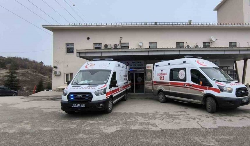 Tunceli’deki kazada baba oğul yaralandı