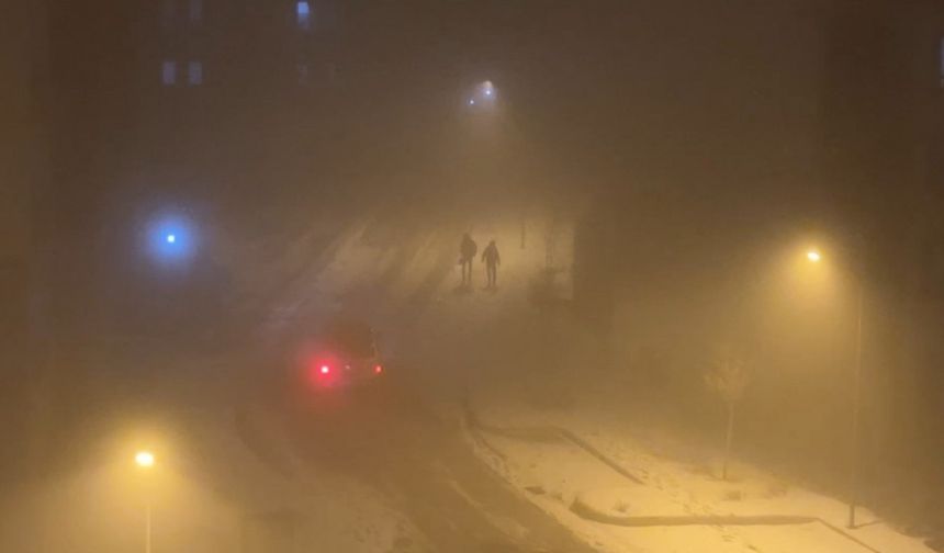 Yüksekova’da yoğun sis: Görüş mesafesi 10 metreye kadar düştü