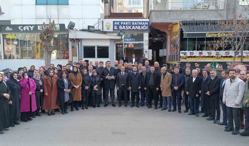AK Parti Batman İl Başkanlığı’ndan 28 Şubat açıklaması