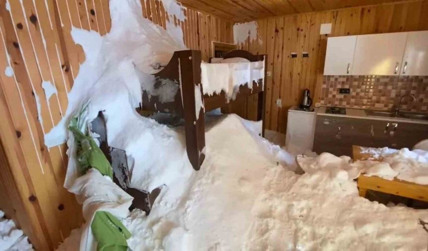 Ayder Yaylası’nda çığ sonrası yapılan temizlik hasarı ortaya çıkardı