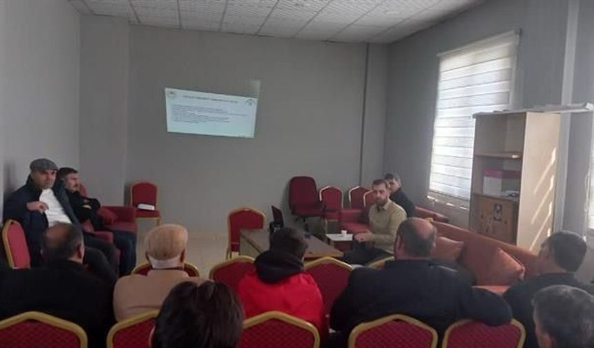 Ağrı’da Tarıma Dayalı Yatırımlar ve Bireysel Sulama Sistemleri eğitimi devam ediyor