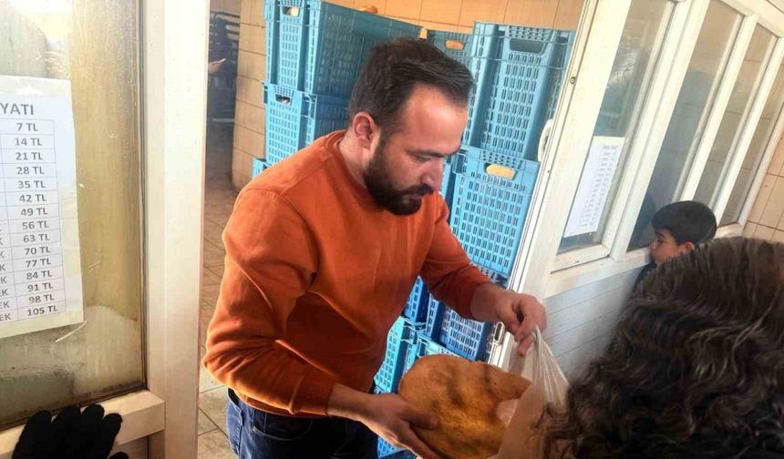 Taşlıçay Belediyesi’nden ücretsiz halk ekmeği