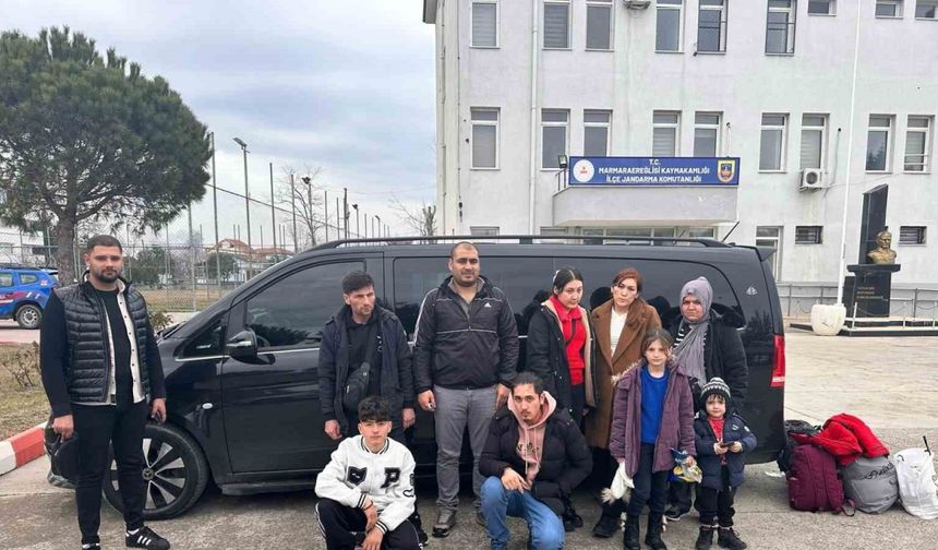 Tekirdağ’da 10 düzensiz göçmen yakalandı
