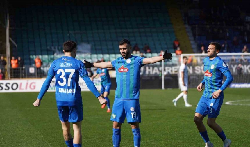 Trendyol Süper Lig: Çaykur Rizespor: 3 - Alanyaspor: 1 (Maç sonucu)