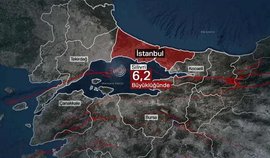 Son Dakika: İstanbul'da 6,2 büyüklüğünde deprem