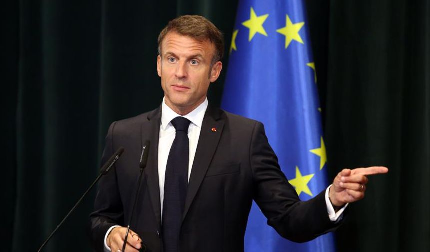 Macron’dan Gazze’ye insani yardımların yeniden başlatılması çağrısı